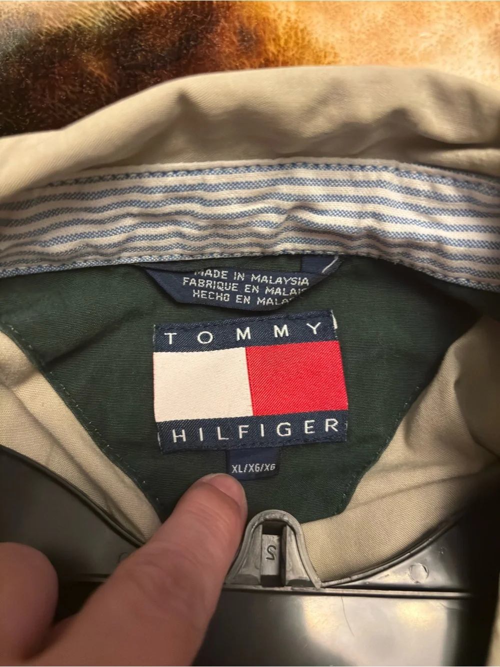 Tommy Hilfiger Beige Lightweight Zip Jacket